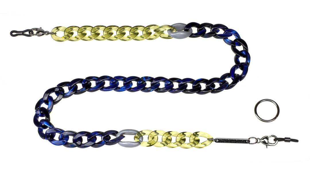 Chunky Chain Greenery Denim